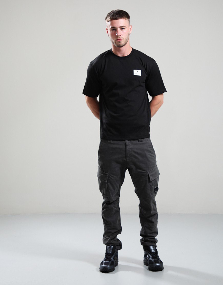 Snow Peak NSD Square Logo T-Shirt Black