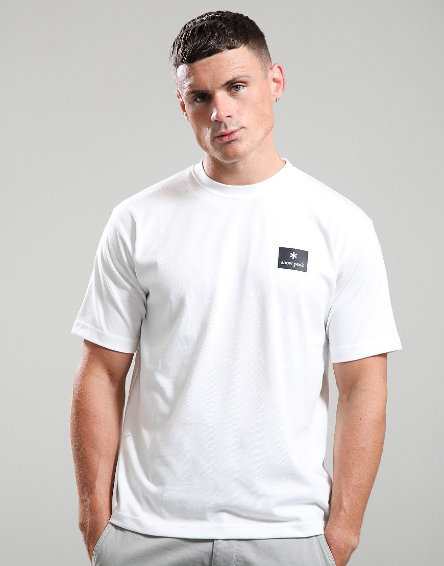 Snow Peak NSD Square Logo T-Shirt White