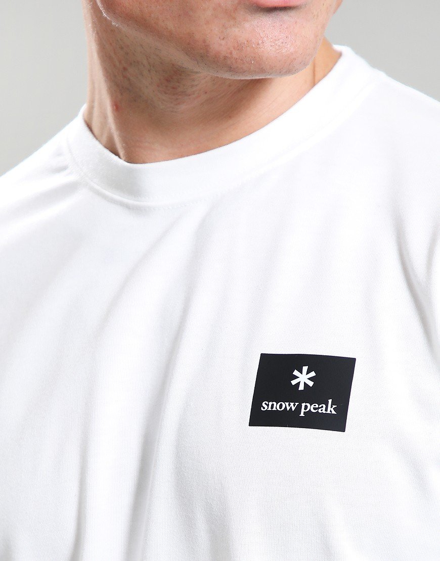 Snow Peak NSD Square Logo T-Shirt White