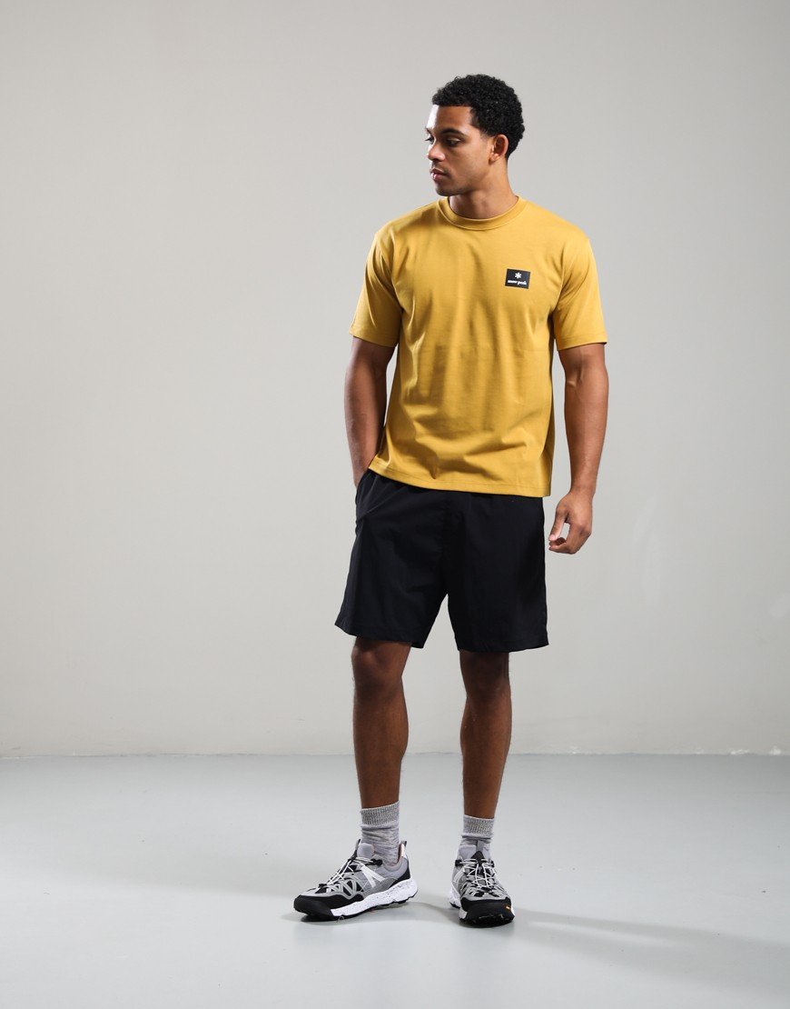 Snow Peak NSD Square Logo T-Shirt Yellow