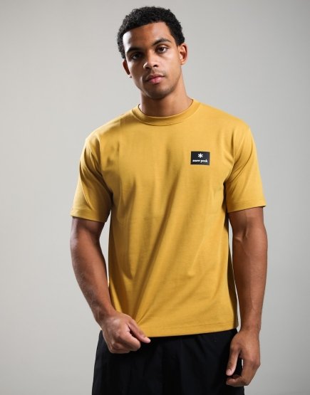 Snow Peak NSD Square Logo T-Shirt Yellow