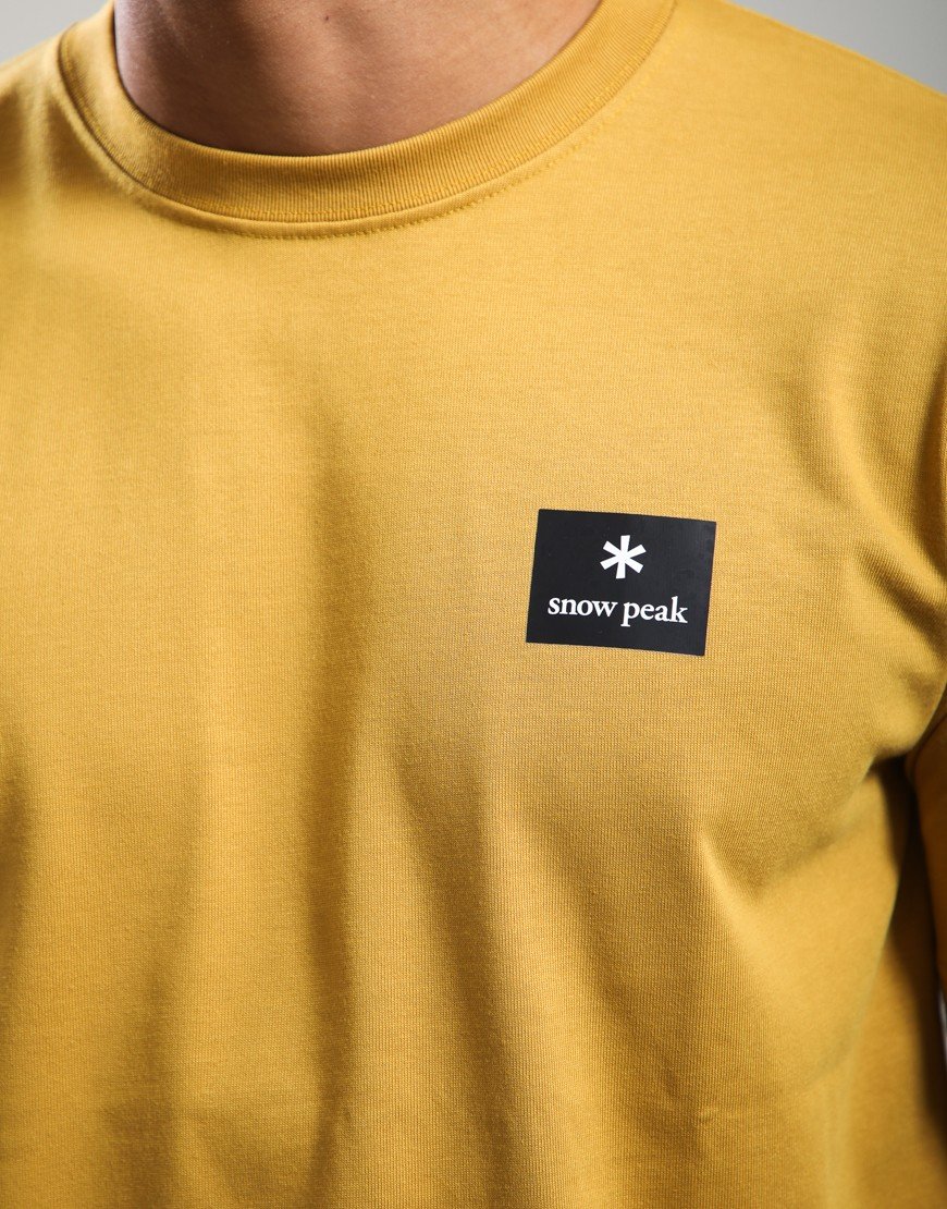 Snow Peak NSD Square Logo T-Shirt Yellow