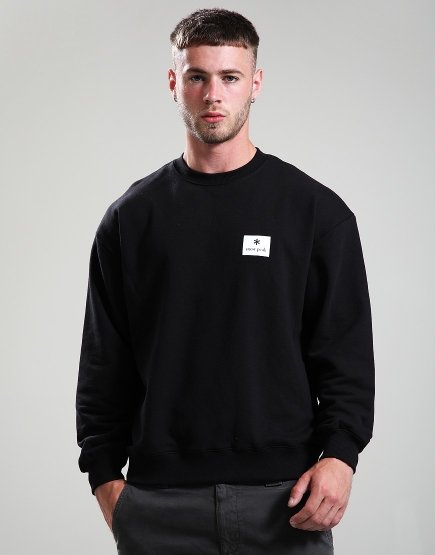 Snow Peak NSD Square Pullover Sweat Black