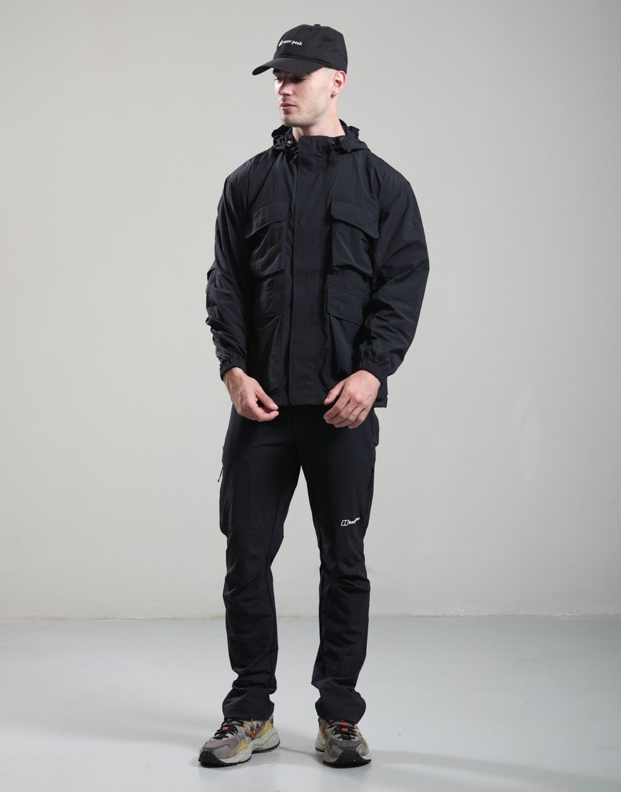 Snow Peak Nylon Double Rip Jacket Black