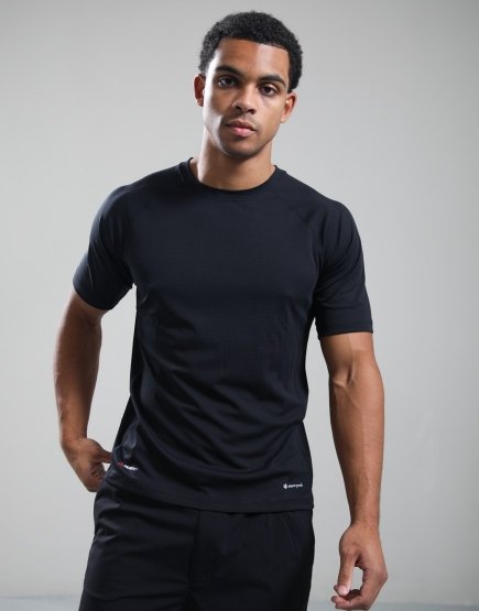 Snow Peak Polartec Power Dry T-Shirt Black