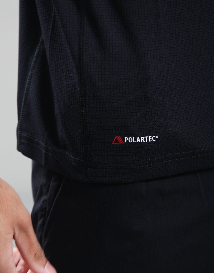 Snow Peak Polartec Power Dry T-Shirt Black