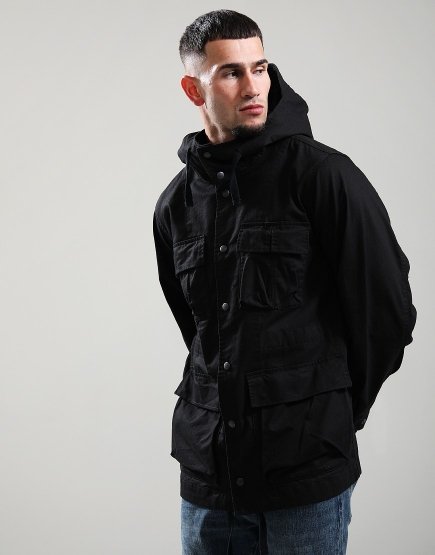 Snow Peak TAKIBI Chino Cargo Jacket Black
