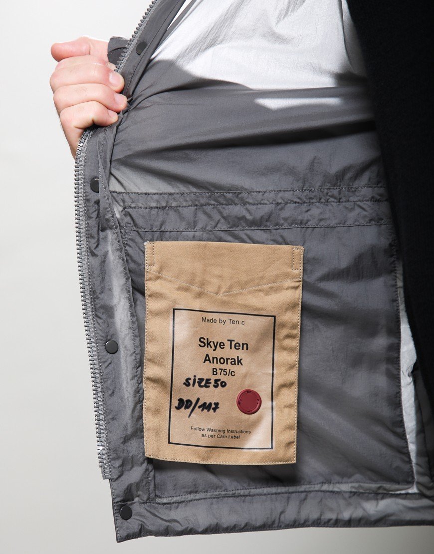 Ten C Skye Ten Anorak Iron Grey