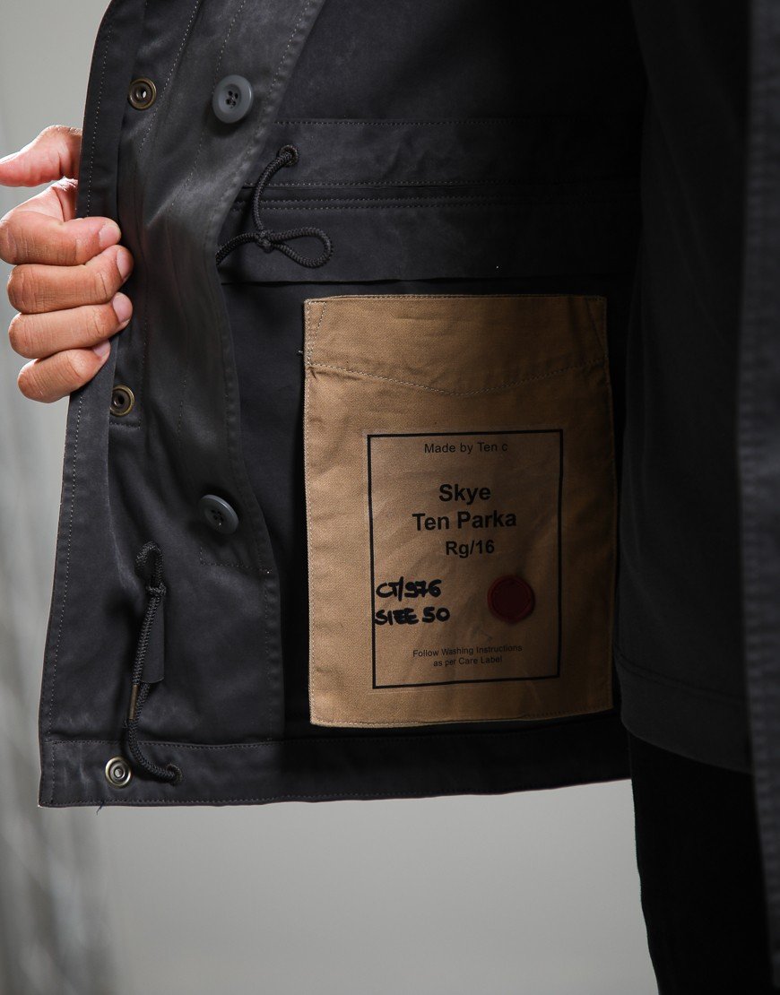 Ten C Skye Ten Anorak OJJ Soot Grey