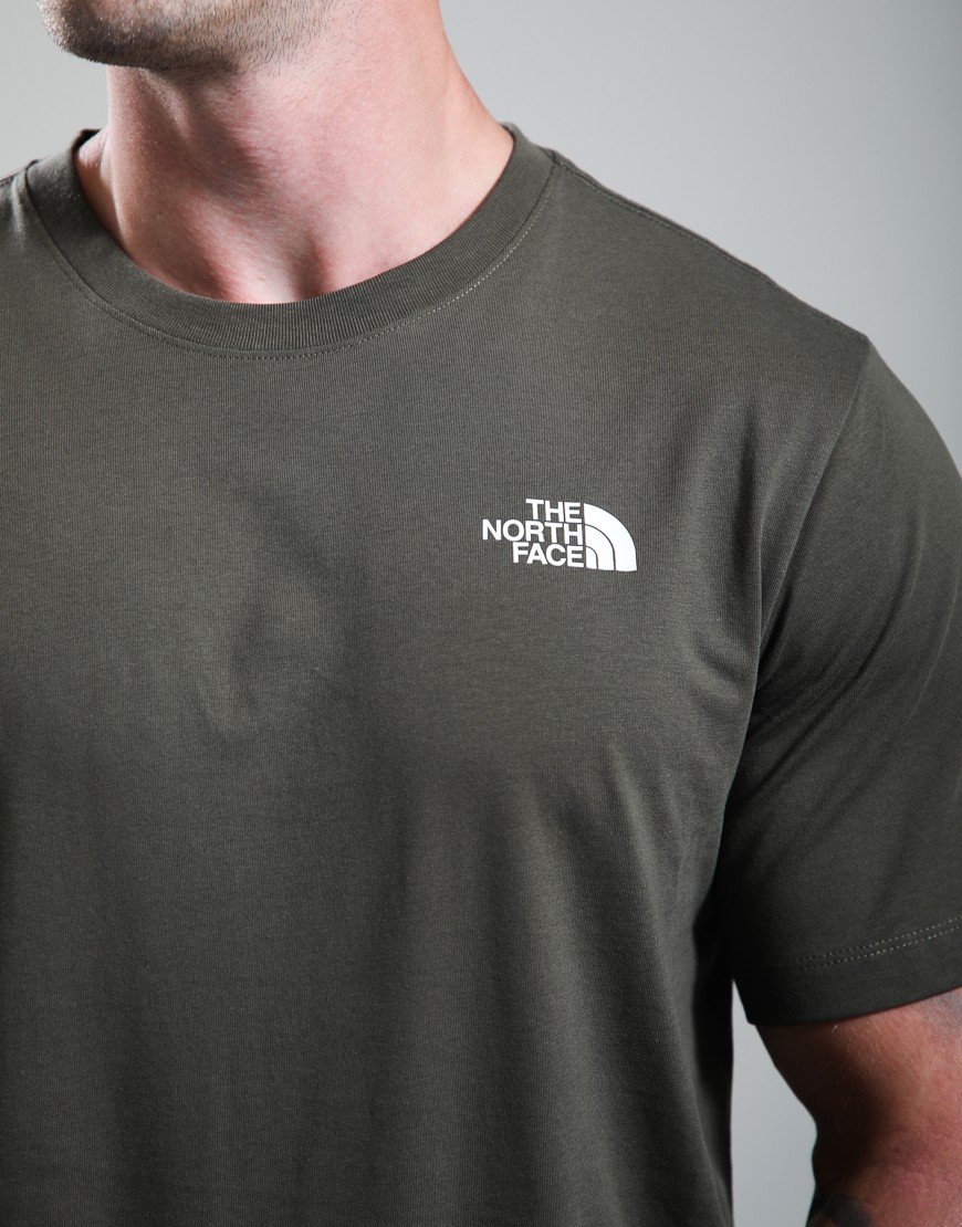 The North Face Box NSE Celebration T-Shirt New Taupe Green