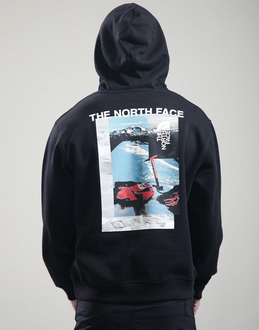 The North Face Apex '75 Collage Relaxed Hoodie Black