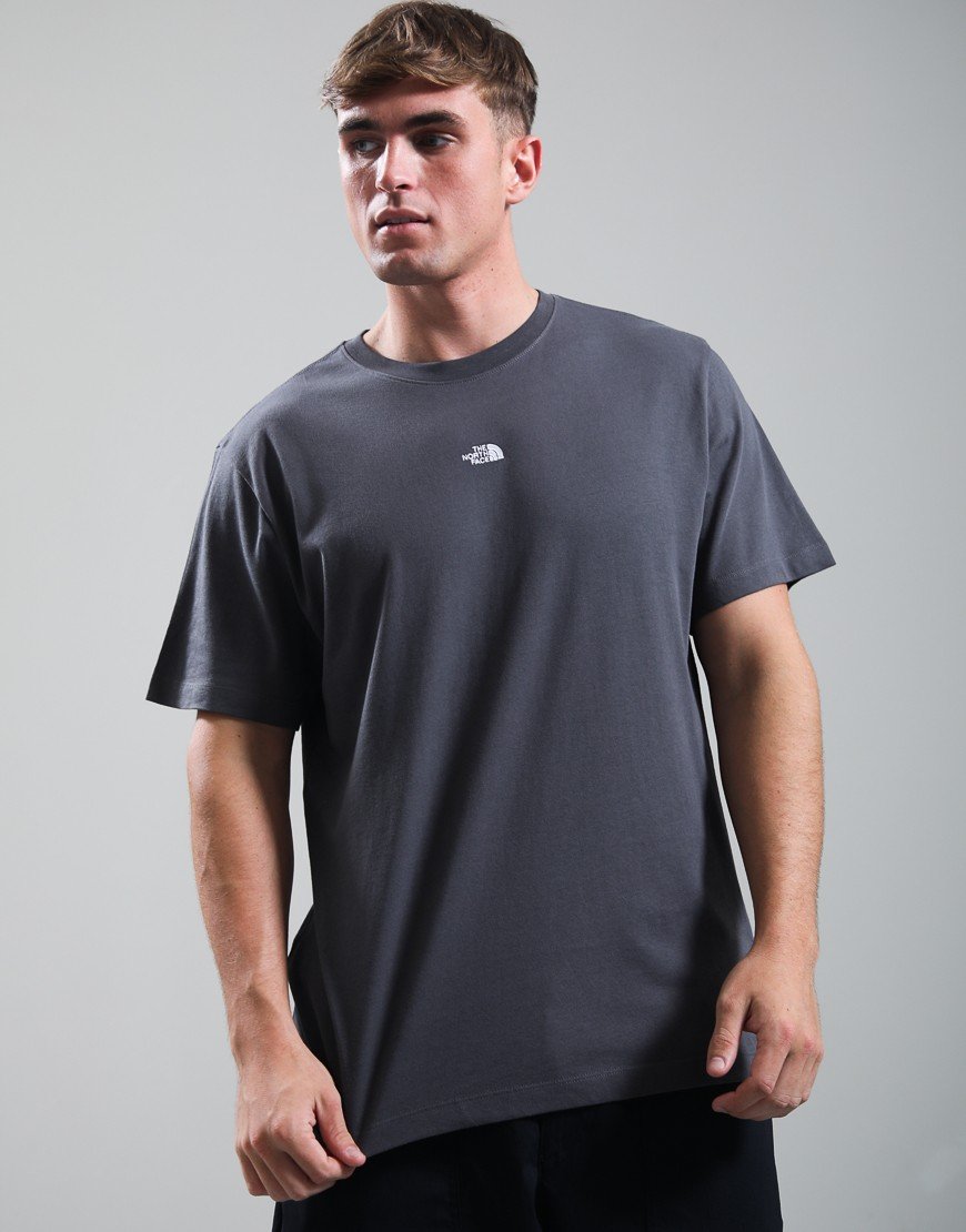 The North Face Essential Centre Logo Relaxed T-Shirt Anthracite Grey