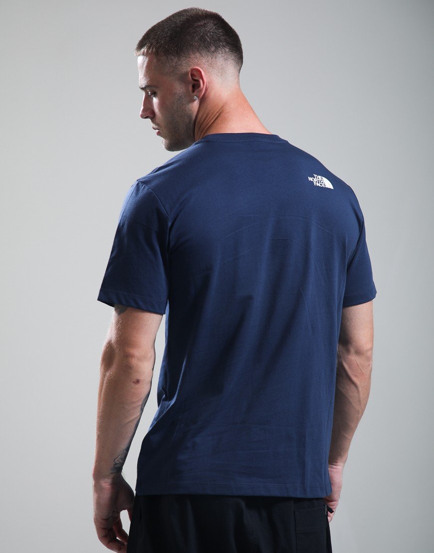 The North Face Evolution Box Half Dome T-Shirt Summit Navy