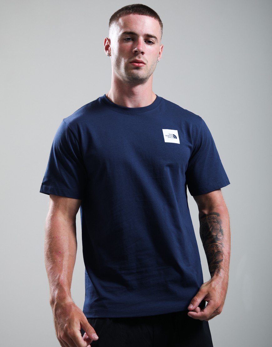 The North Face Evolution Box Half Dome T-Shirt Summit Navy
