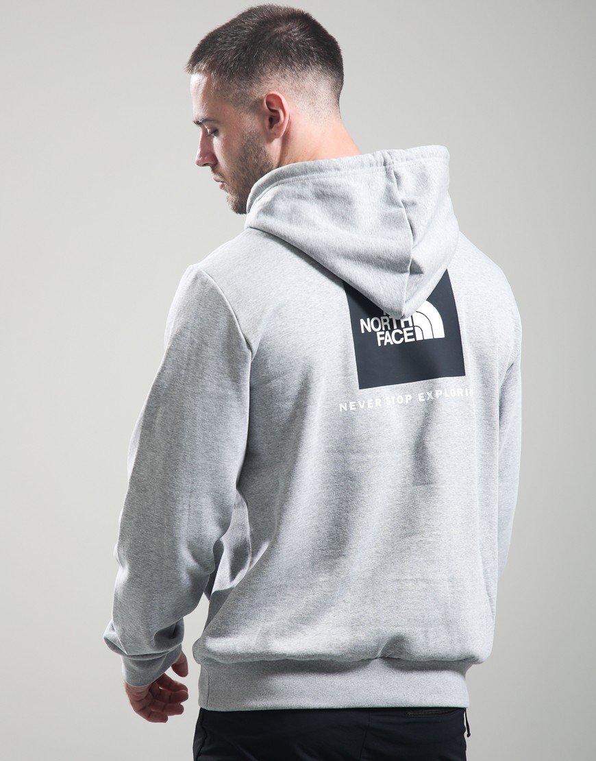 The North Face Evolution Box NSE Regular Hoodie Pale Grey Heather