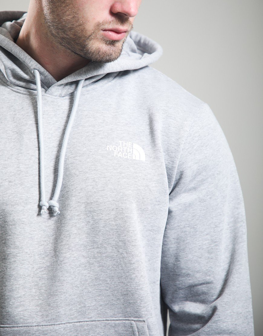 The North Face Evolution Box NSE Regular Hoodie Pale Grey Heather