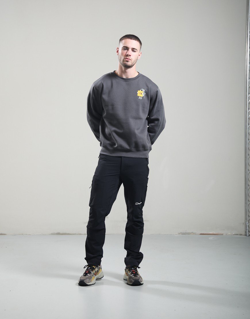 The North Face Gear Up Get Out Graphic Sweat Anthracite Grey