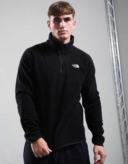 The North Face Glacier 1/4 Zip Fleece Black