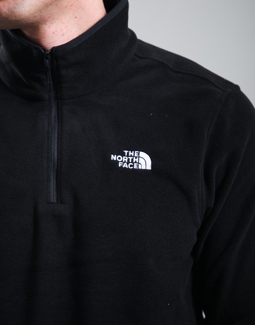 The North Face Glacier 1/4 Zip Fleece Black