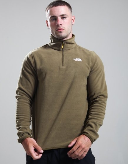 The North Face Glacier 1/4 Zip Fleece Caraway Seed