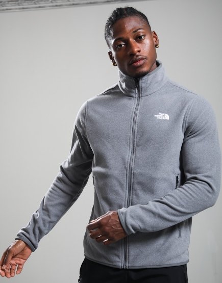 The North Face Glacier Fleece Jacket Mid Grey Heather