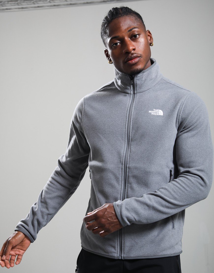 The North Face Glacier Fleece Jacket Mid Grey Heather