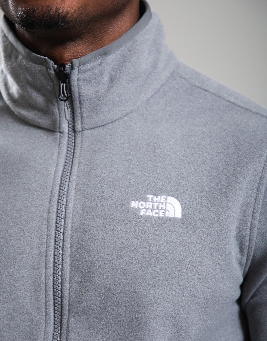 The North Face Glacier Fleece Jacket Mid Grey Heather