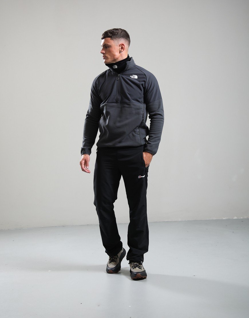 The North Face Glacier Heavyweight 1/2 Zip Fleece Asphalt Grey