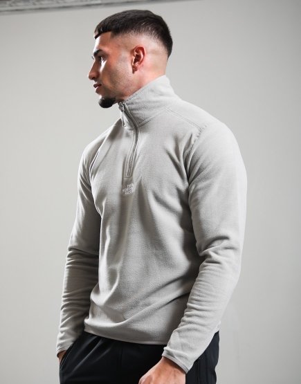 The North Face Glacier 1/4 Zip Fleece Stone Slab