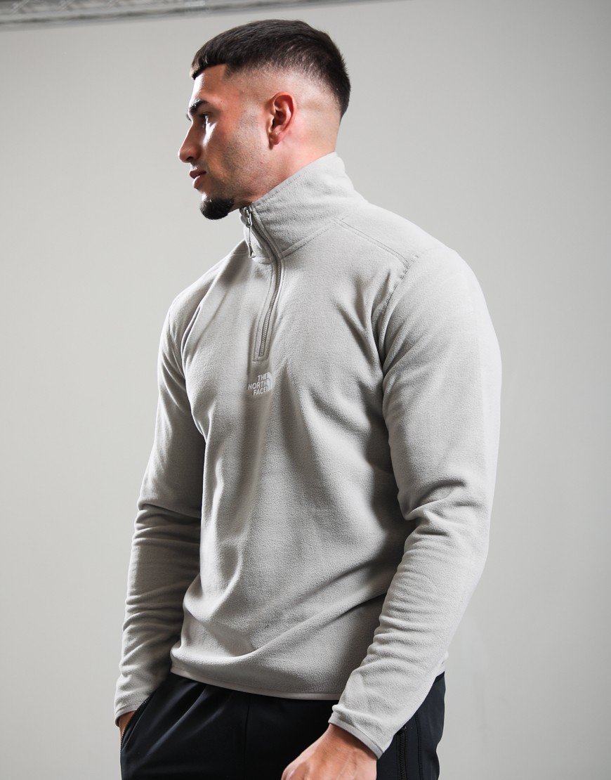 The North Face Glacier 1/4 Zip Fleece Stone Slab