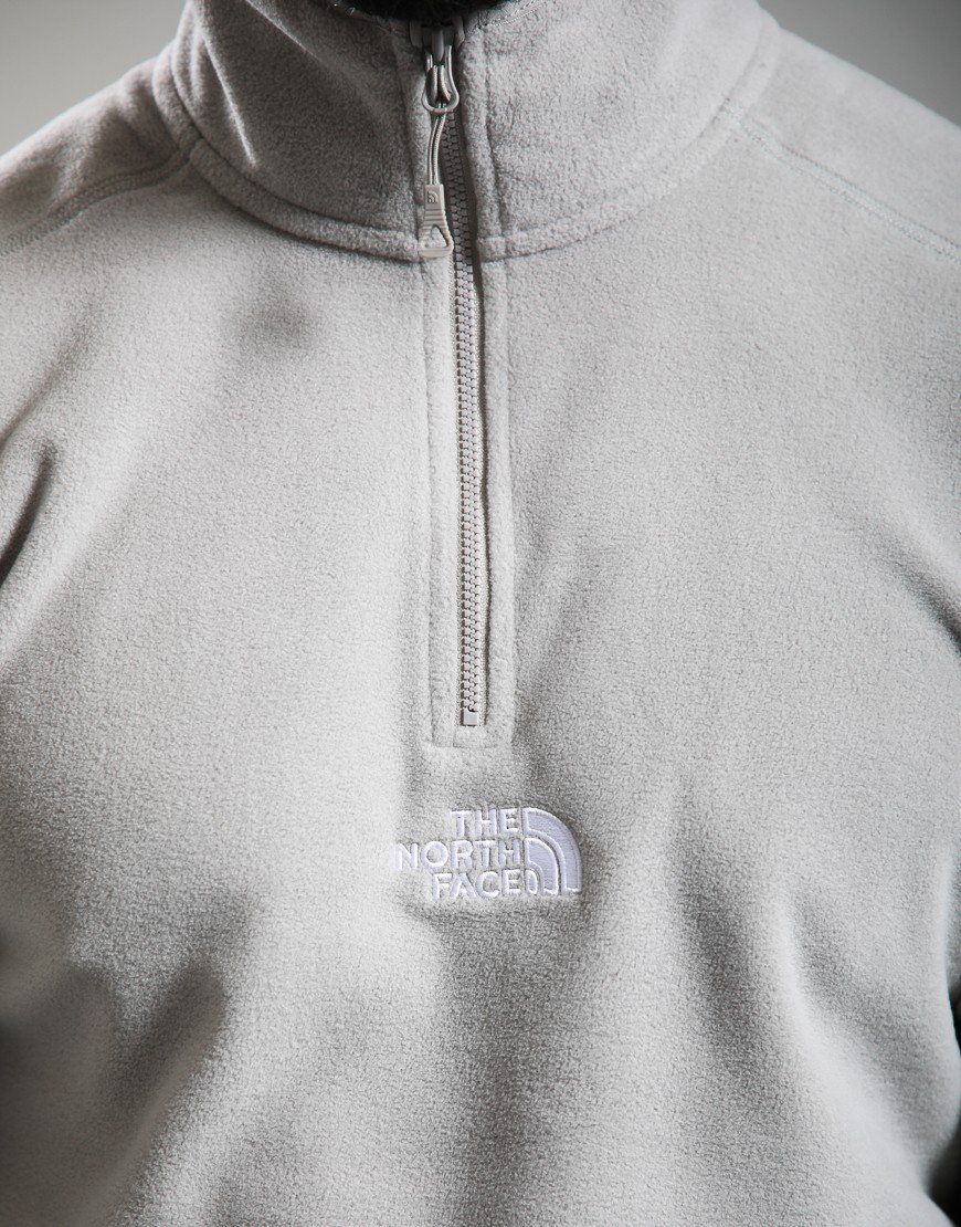 The North Face Glacier 1/4 Zip Fleece Stone Slab
