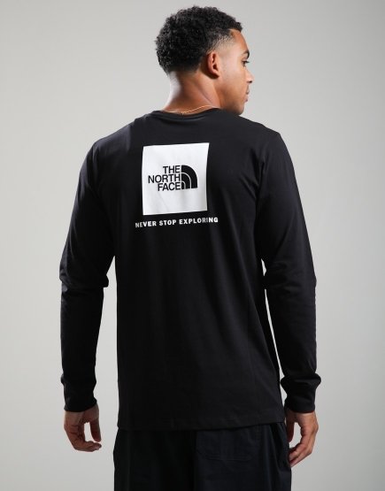 The North Face Evolution Box NSE Regular Long Sleeve T-Shirt Black
