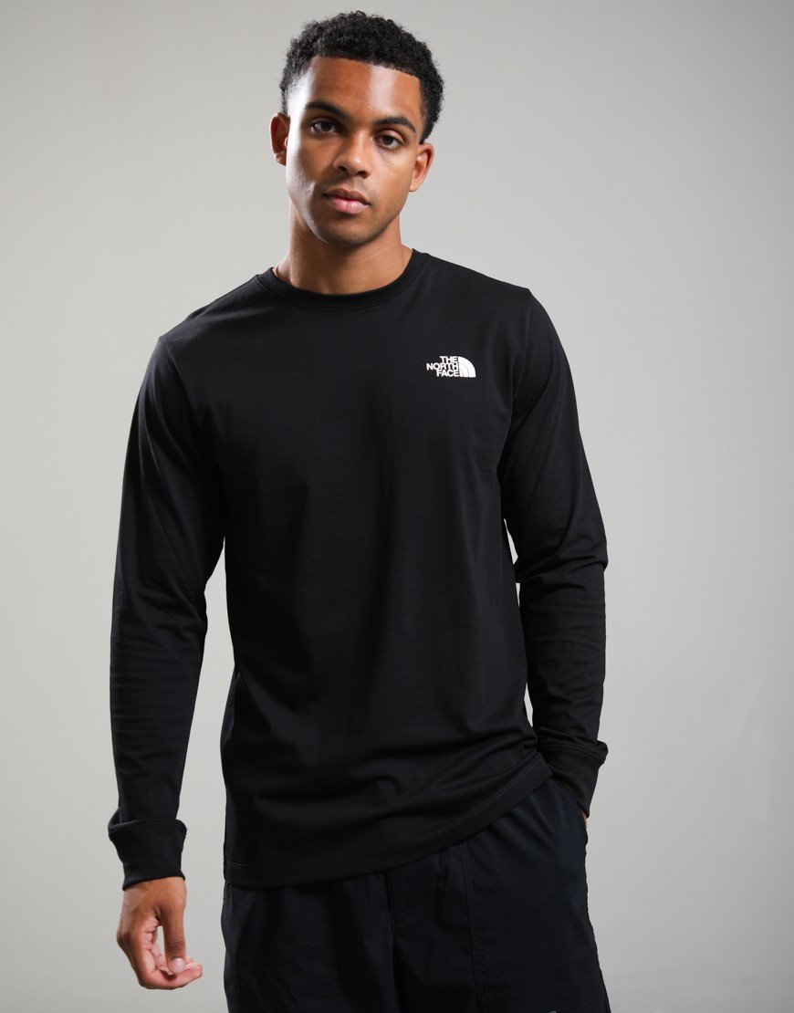 The North Face Evolution Box NSE Regular Long Sleeve T-Shirt Black