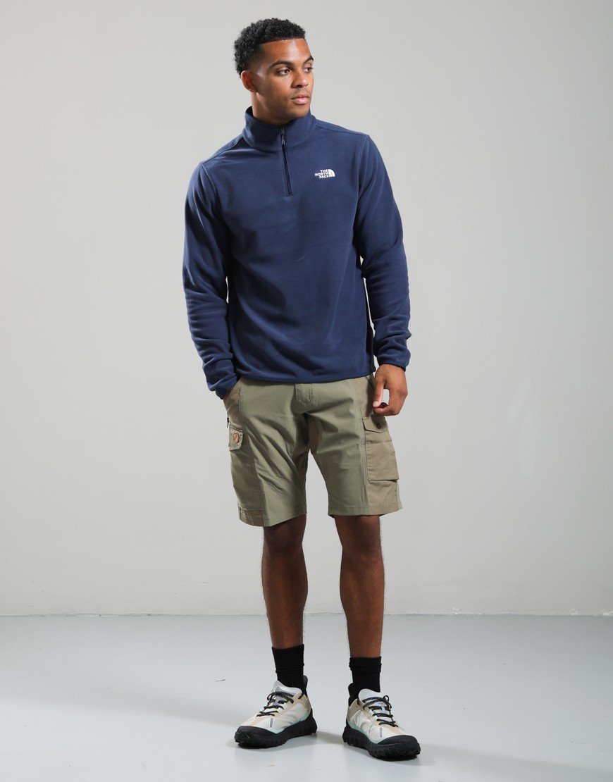 The North Face Glacier 1/4 Zip Fleece Summit Navy