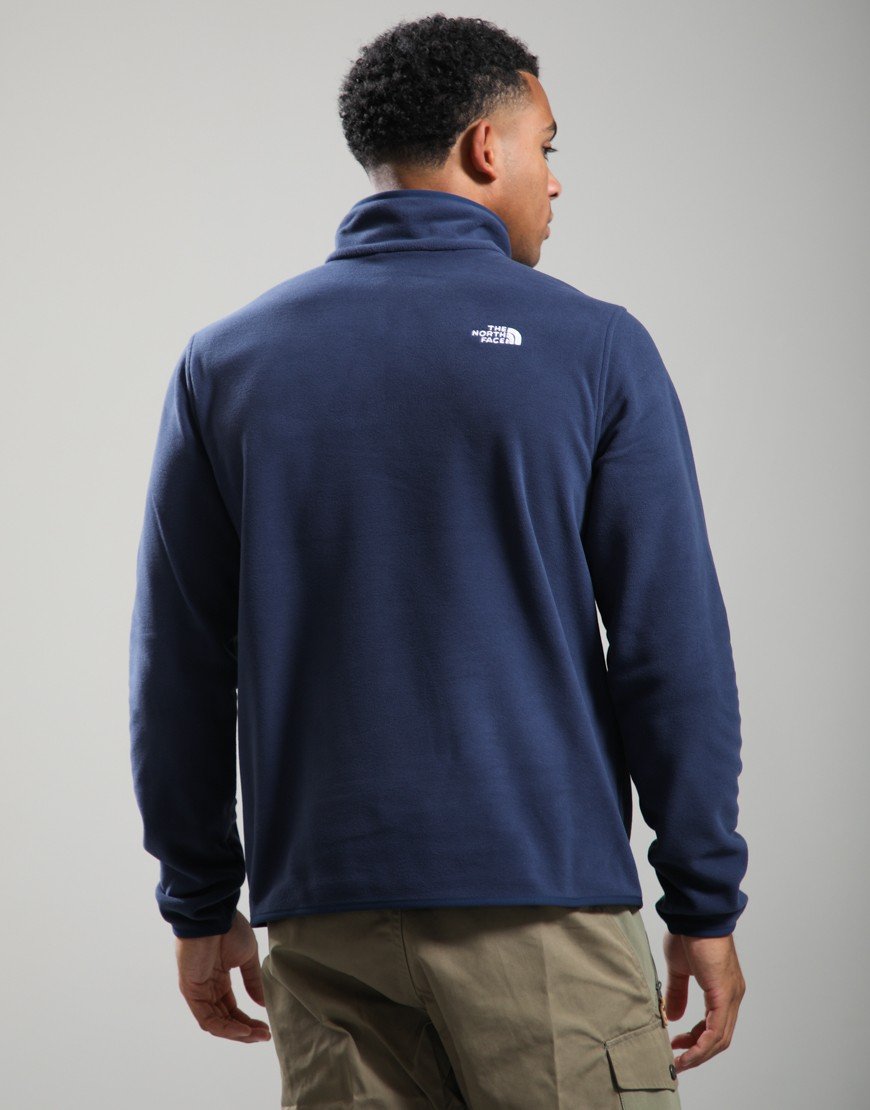 The North Face Glacier 1/4 Zip Fleece Summit Navy