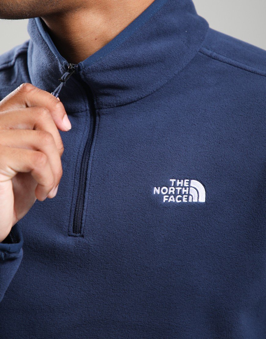 The North Face Glacier 1/4 Zip Fleece Summit Navy