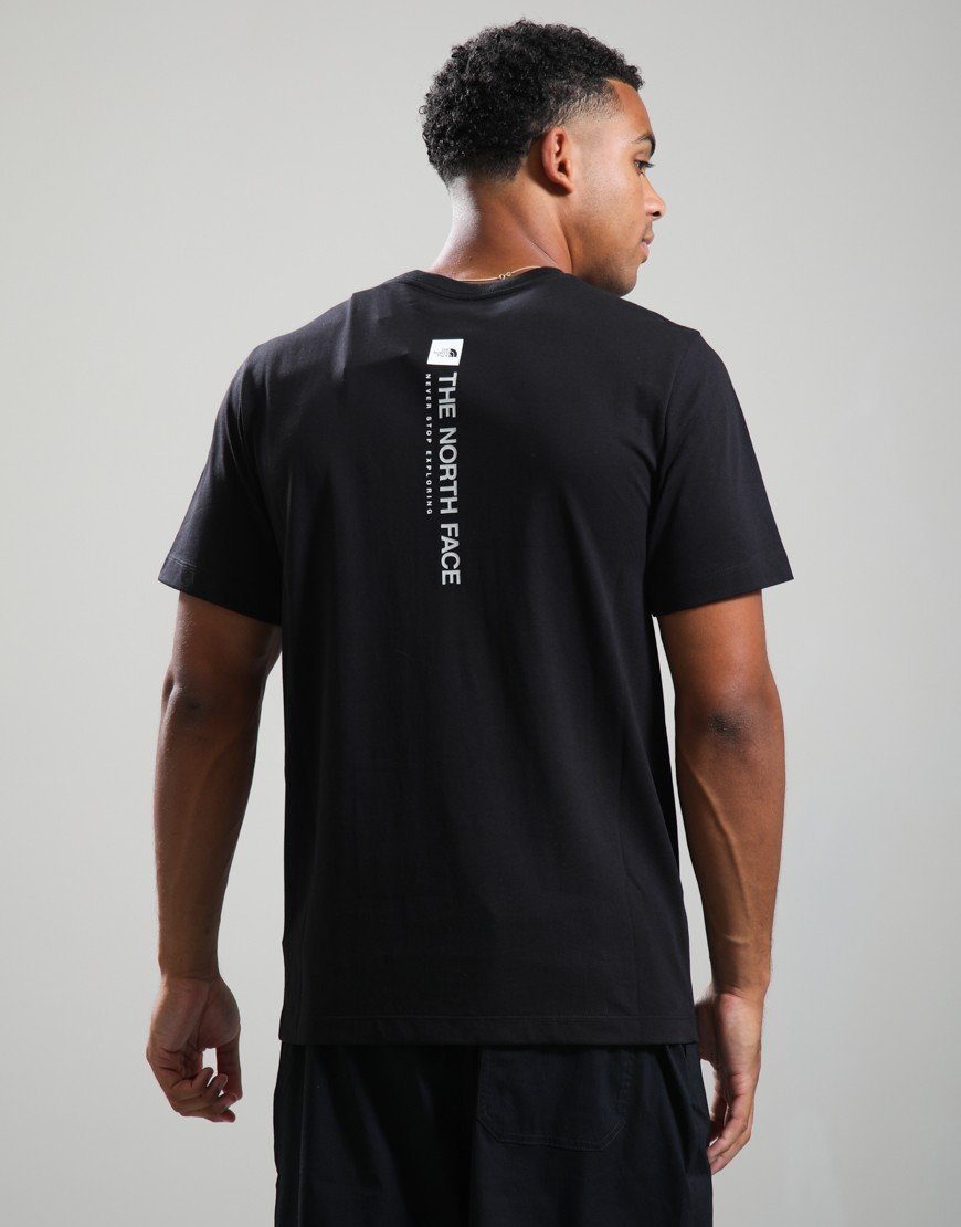 The North Face Vertical Graphic T-Shirt Black