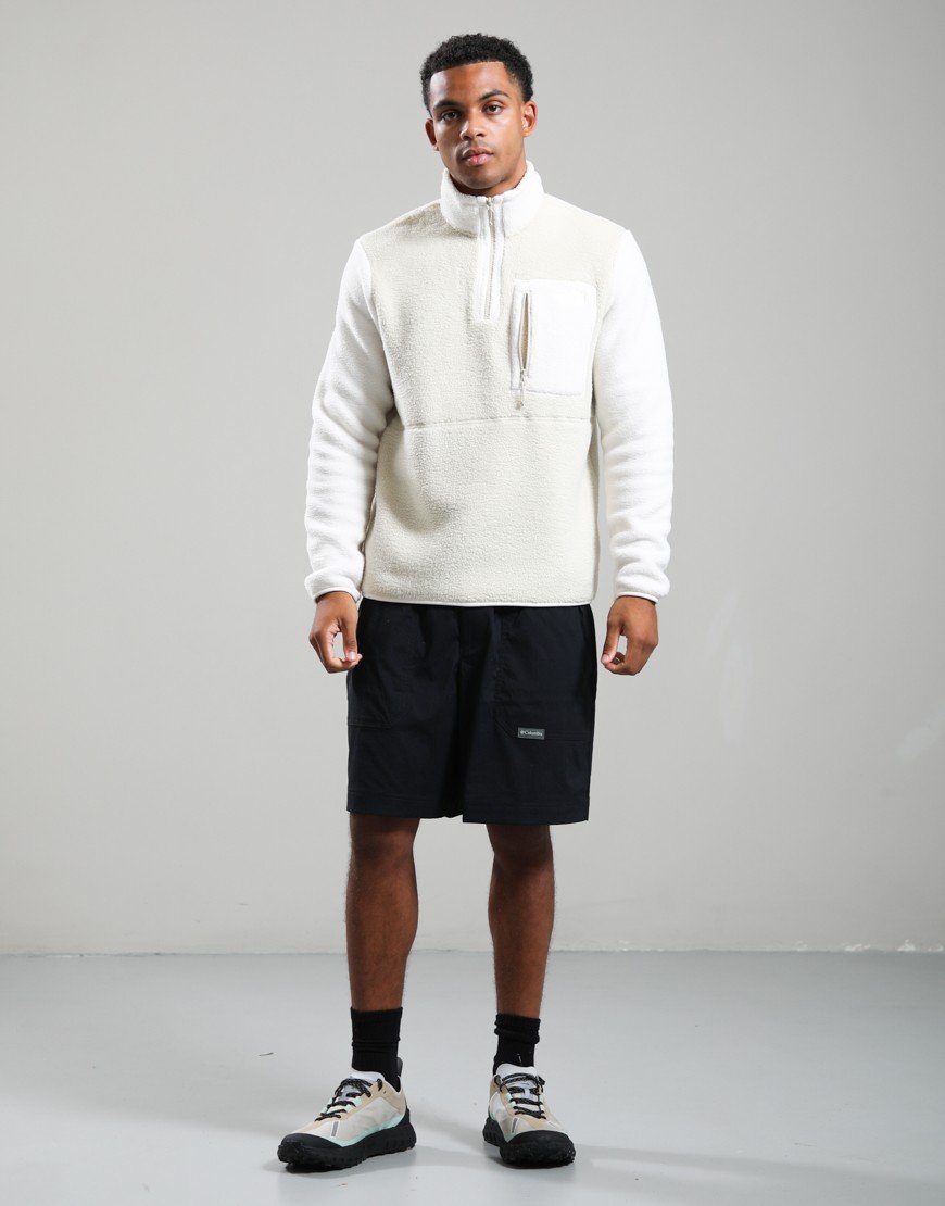 The North Face Yumiori 1/4 Zip Fleece Jacket Desert Stone/White Dune