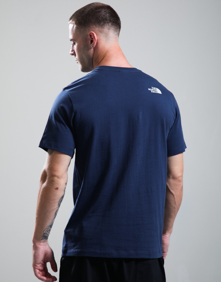 The North Face Mountain Line Graphic T-Shirt Summit Navy