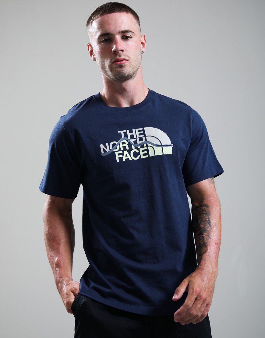 The North Face Mountain Line Graphic T-Shirt Summit Navy