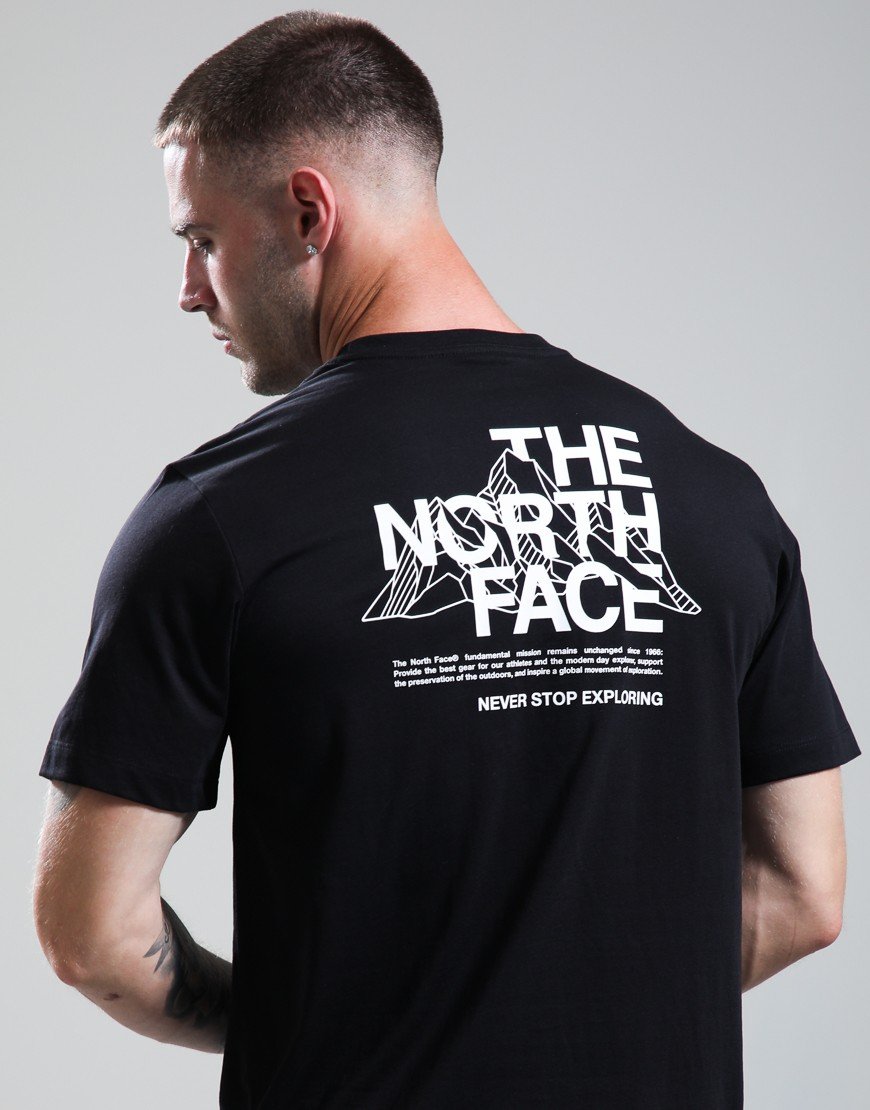 The North Face Mountain Sketch Graphic T-Shirt Black
