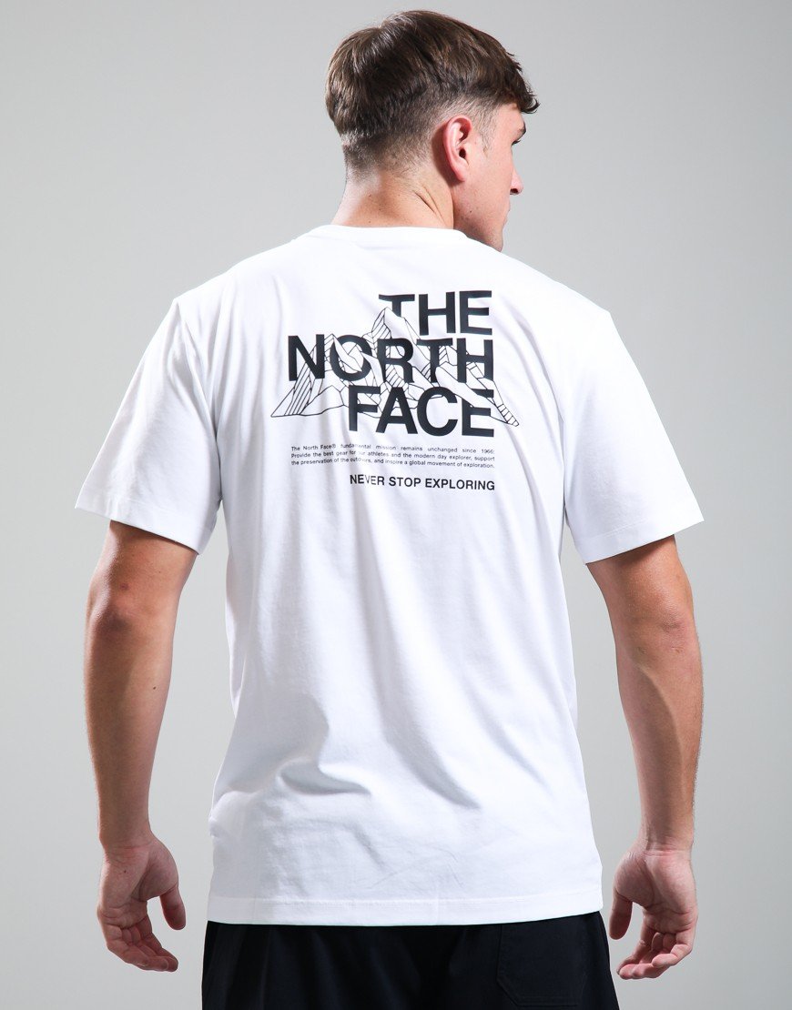 The North Face Mountain Sketch Graphic T-Shirt White