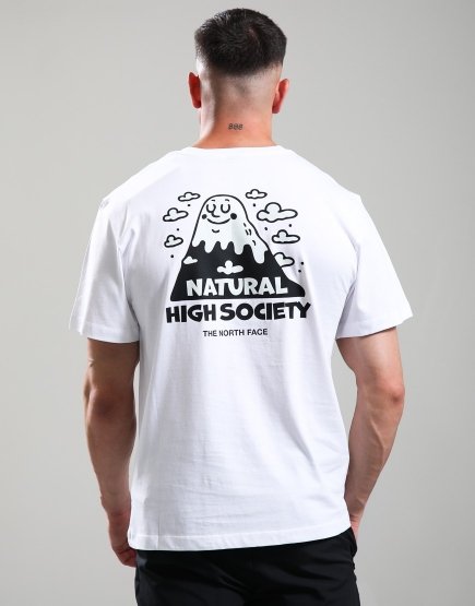 The North Face Natural High Society Relaxed Graphic T-Shirt White