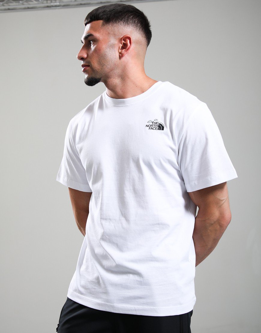 The North Face Natural High Society Relaxed Graphic T-Shirt White