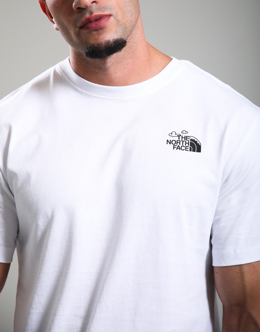 The North Face Natural High Society Relaxed Graphic T-Shirt White
