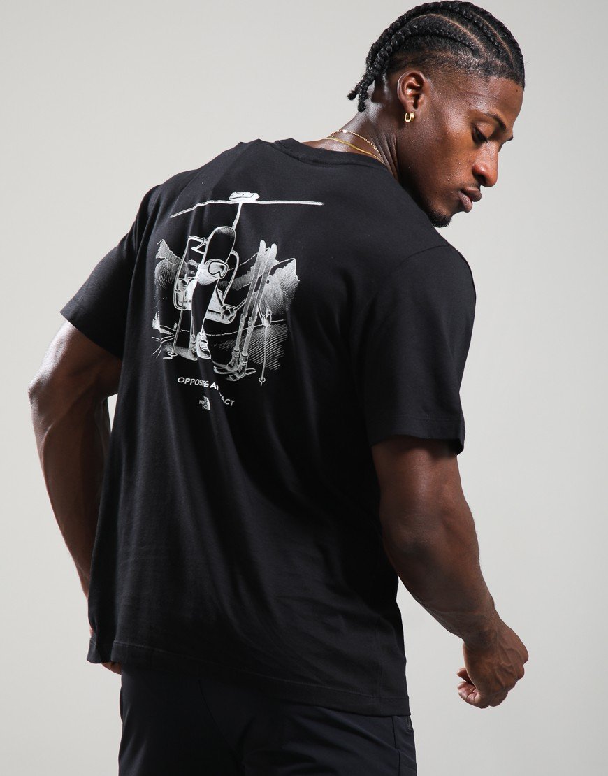 The North Face Opposites Attract Relaxed Graphic T-Shirt Black
