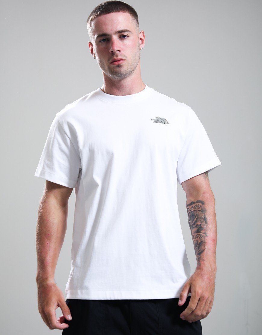 The North Face Stone Logo Relaxed Graphic T-Shirt White