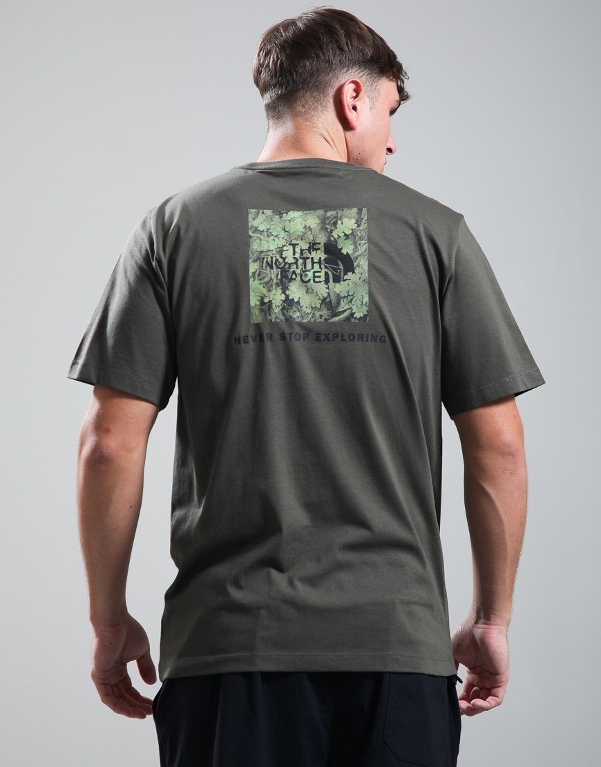 The North Face Yosemite Oak Box NSE T-Shirt New Taupe Green