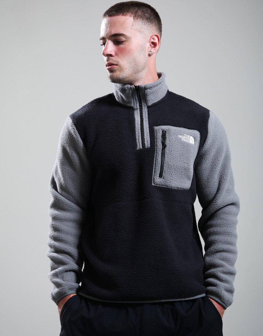 The North Face Yumiori 1/4 Zip Fleece Jacket Black/Smoked Pearl