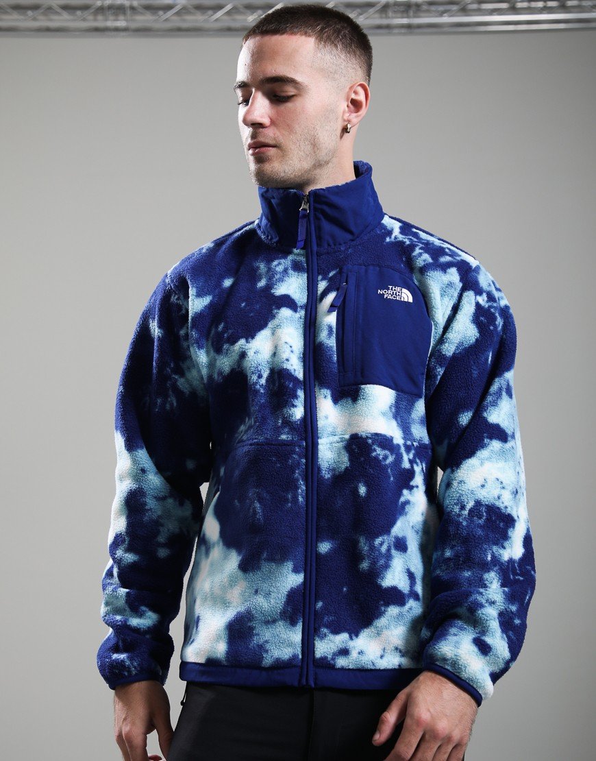 The North Face Yumiori Off-Peak Printed Fleece Jacket Bold Blue Granitic Rock Print